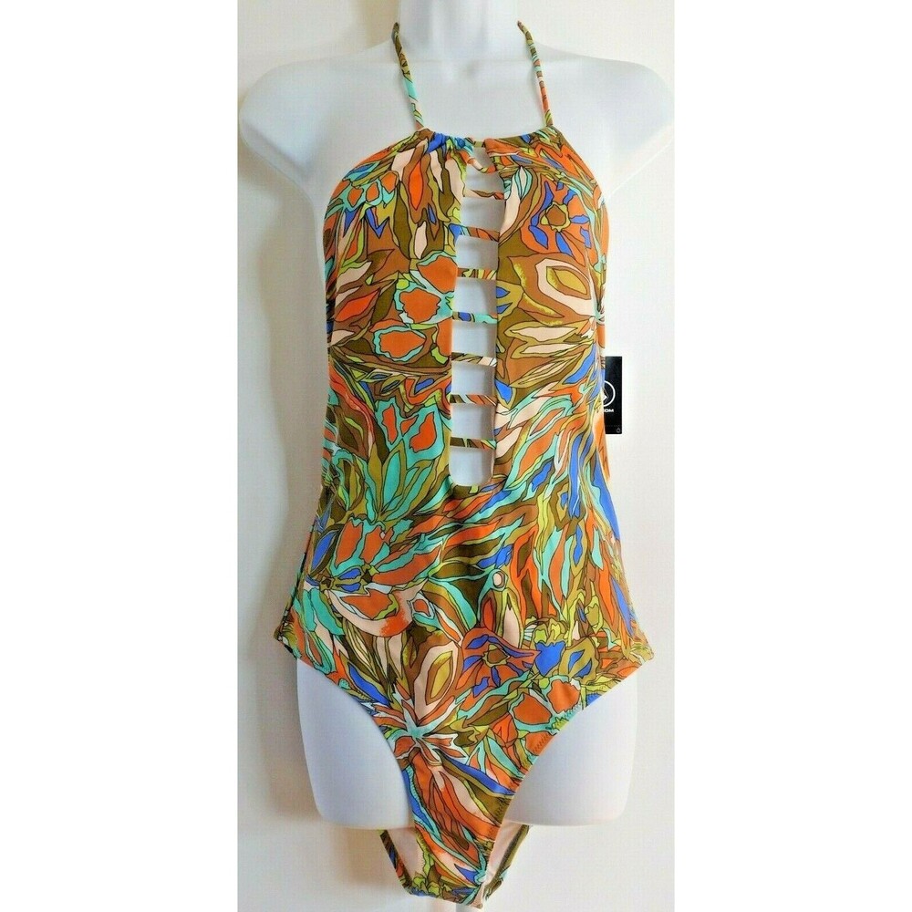 Women's Volcom One Piece Swimsuit Size XL ~NWT~ Retail $78